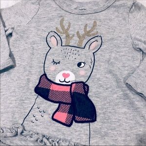 🌲5/$15🎄EUC Carter’s Long Sleeve Reindeer Top🌲